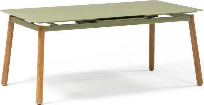 Olivově zelený kovový zahradní stolek Ezeis Alicante