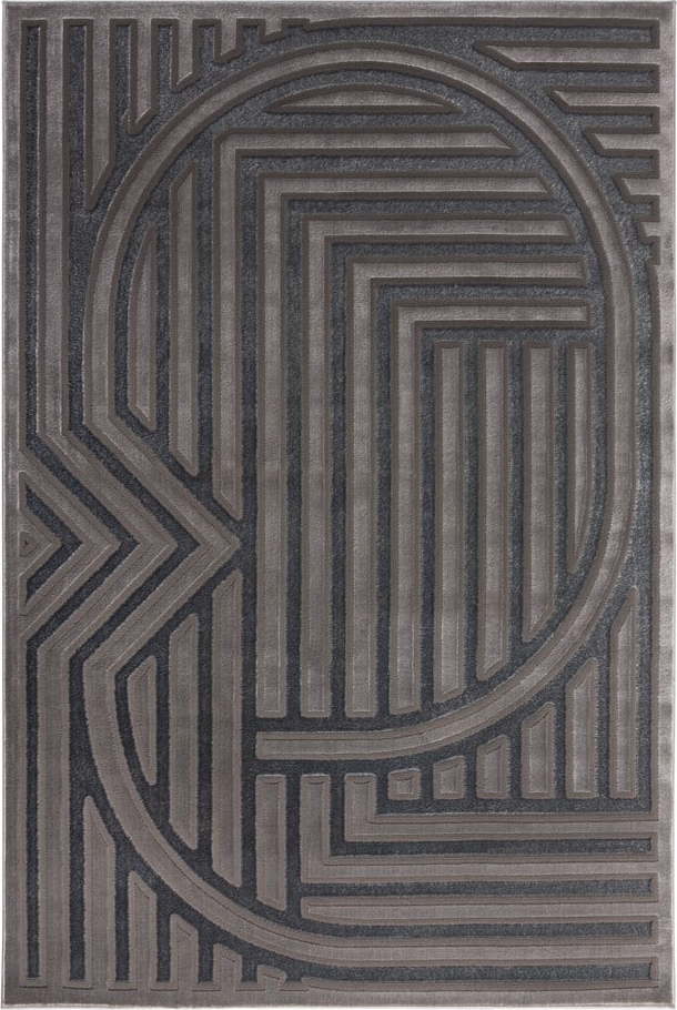 Šedý koberec 170x116 cm Eris Gatsby - Flair Rugs Flair Rugs