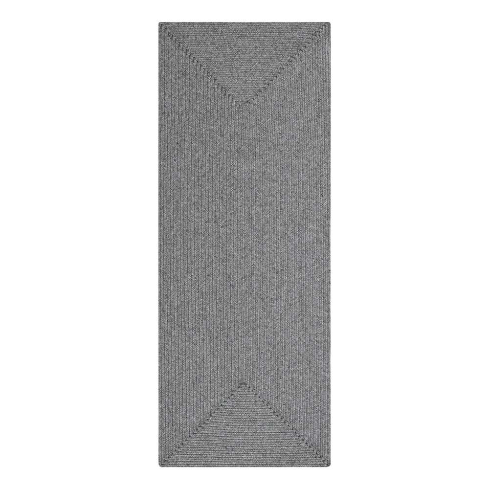 Šedý venkovní koberec běhoun 200x80 cm - NORTHRUGS NORTHRUGS