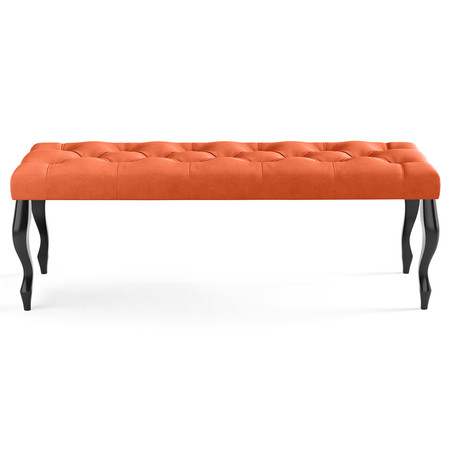 Lavice CHESTERFIELD 120x40 cm Oranžová SG-nábytek