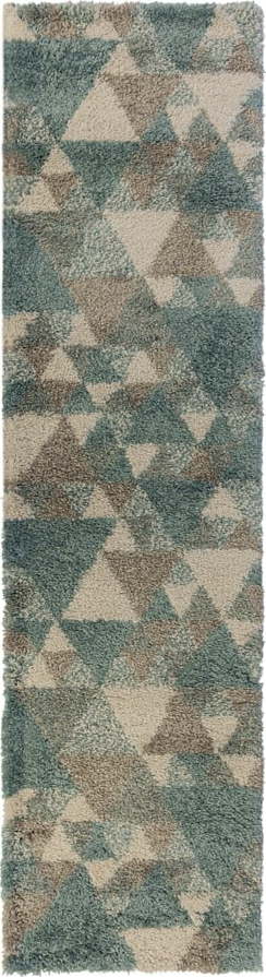 Modro-šedý koberec Flair Rugs Nuru