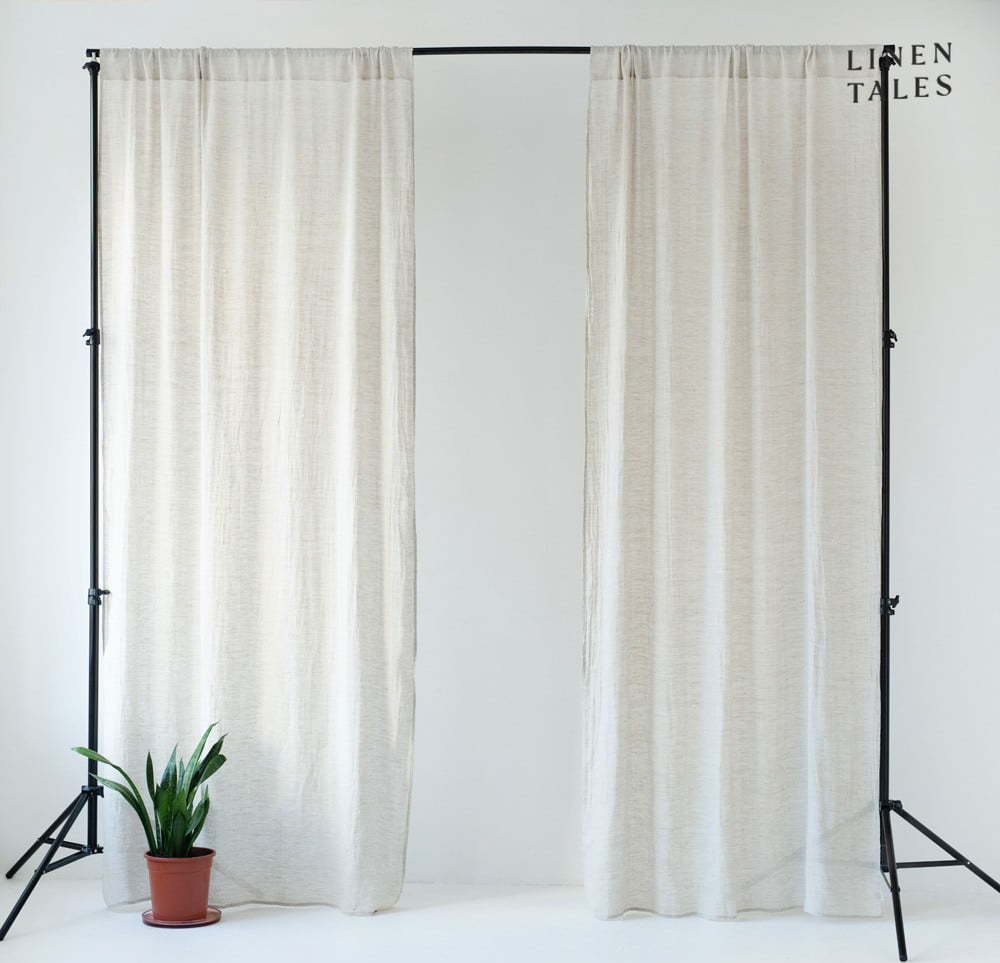 Krémová záclona 130x170 cm Daytime – Linen Tales Linen Tales