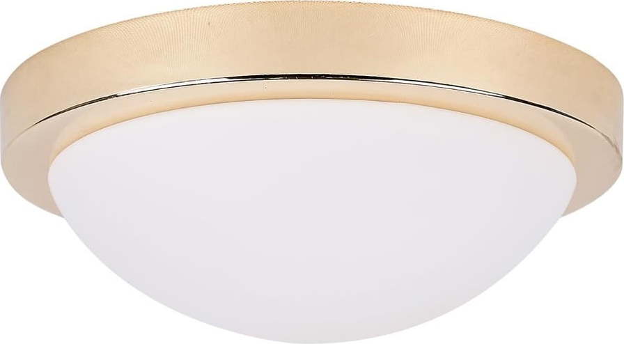 Stropní svítidlo ve zlaté barvě se skleněným stínidlem ø 28 cm Roda – Candellux Lighting Candellux Lighting