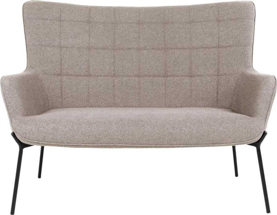 Béžová pohovka 128 cm Glasgow – House Nordic House Nordic