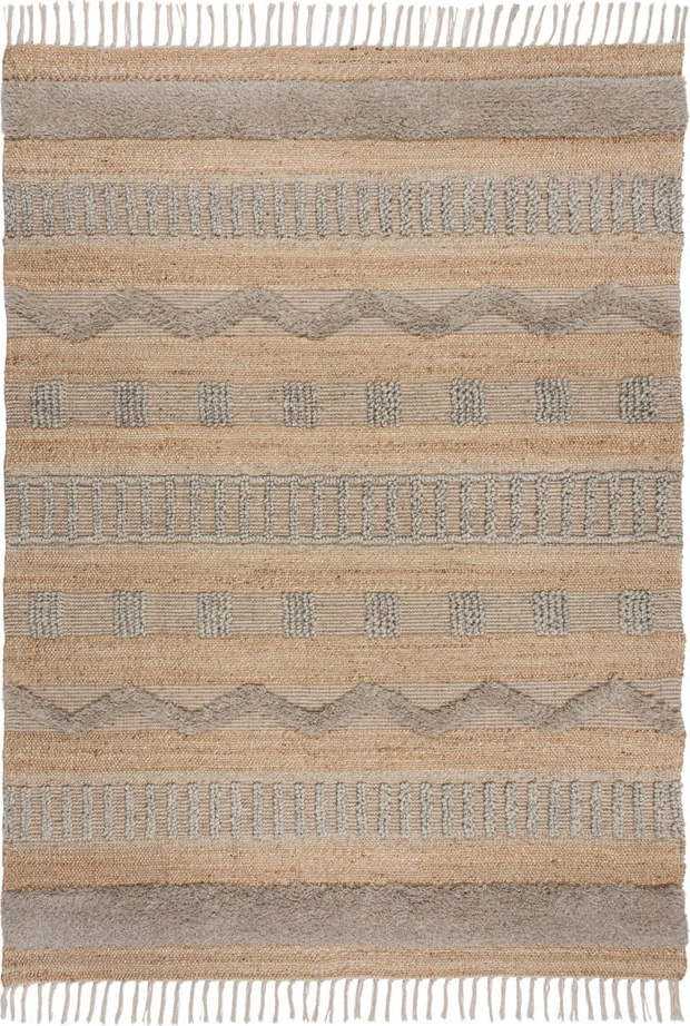 Koberec ve světle šedé a přírodní barvě 160x230 cm Medina – Flair Rugs Flair Rugs