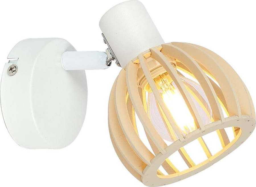 Nástěnné svítidlo v bílo-přírodní barvě ø 10 cm Atarri – Candellux Lighting Candellux Lighting