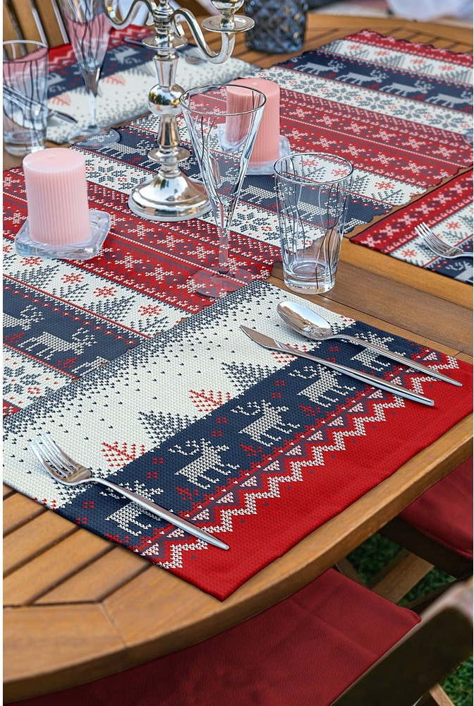 Vánoční set 4 ks prostírání a běhounu na stůl 140x45 cm American Servis - Mila Home Mila Home