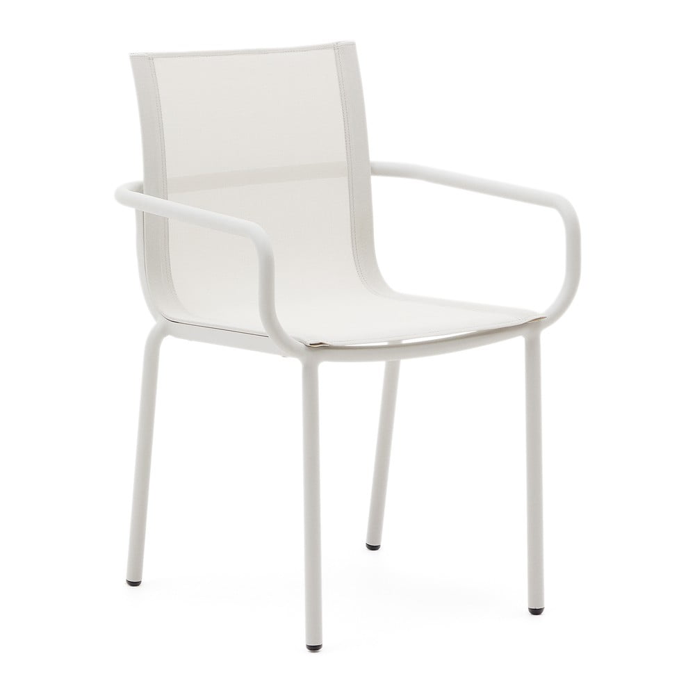 Bílá kovová zahradní židle Galdana – Kave Home Kave Home
