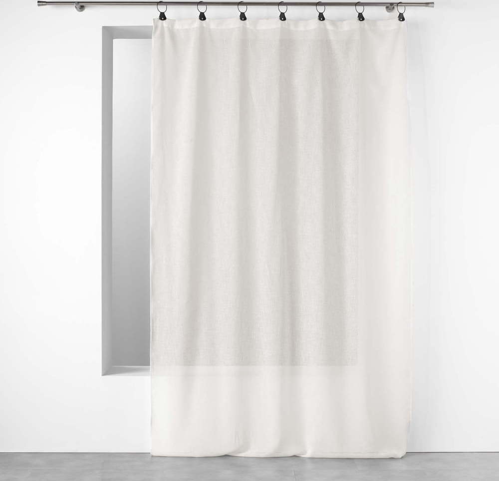 Bílá voálová záclona 140x240 cm Linka – douceur d'intérieur Douceur d intérieur