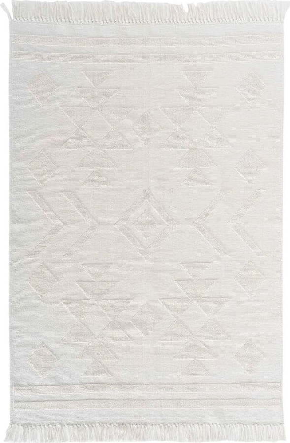 Bílý pratelný koberec 120x170 cm Cilaos – douceur d'intérieur Douceur d intérieur