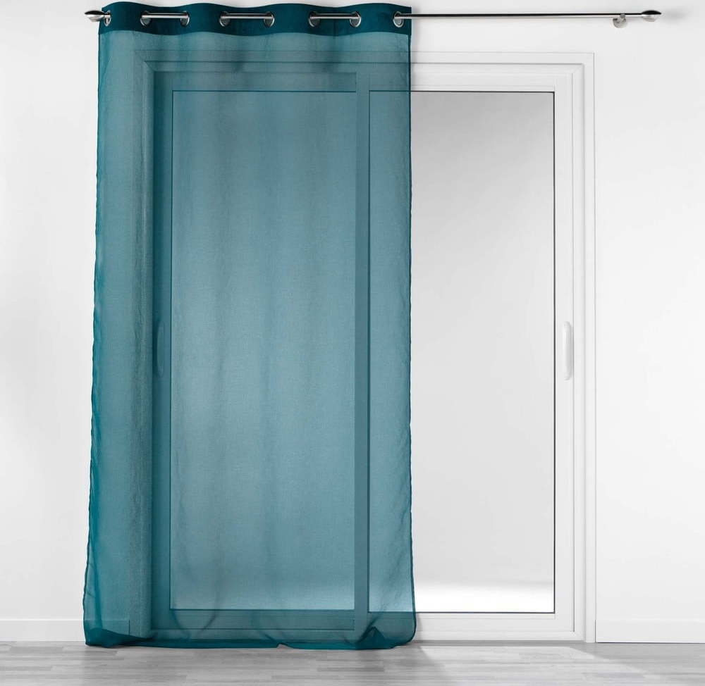 Modrá voálová záclona 140x240 cm Casual – douceur d'intérieur Douceur d intérieur