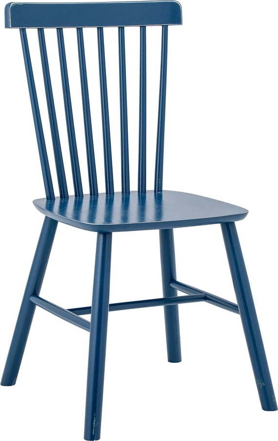 Modré jídelní židle z kaučukového dřeva v sadě 2 ks Mill – Bloomingville Bloomingville