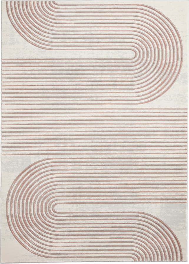 Růžovo-světle šedý koberec 80x150 cm Apollo – Think Rugs Think Rugs