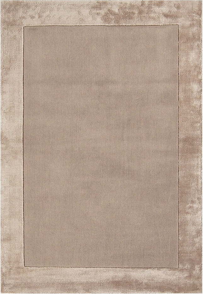 Světle hnědý ručně tkaný koberec s příměsí vlny 80x150 cm Ascot – Asiatic Carpets Asiatic Carpets