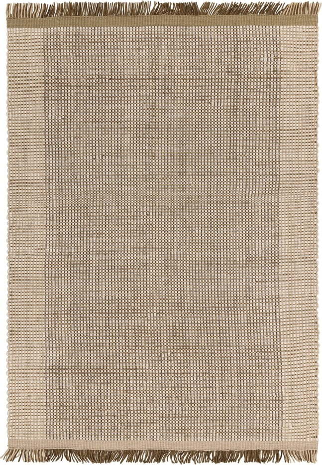 Světle hnědý ručně tkaný vlněný koberec 120x170 cm Avalon – Asiatic Carpets Asiatic Carpets