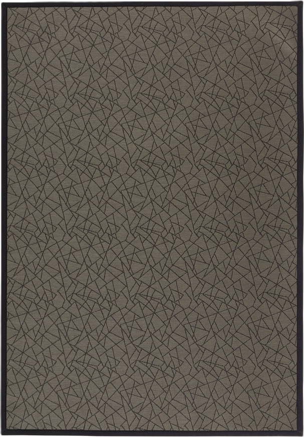 Tmavě šedý koberec z PVC 140x200 cm Geo Gold – Casa Selección Casa Selección