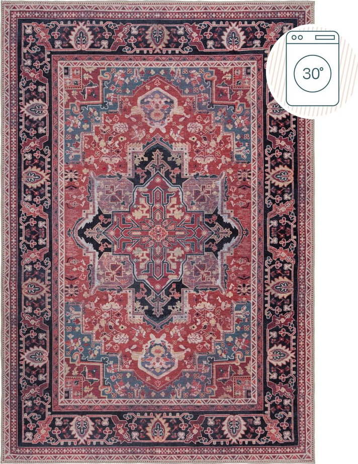 Vínový pratelný koberec s příměsí recyklovaných vláken 200x290 cm Windsor – Flair Rugs Flair Rugs