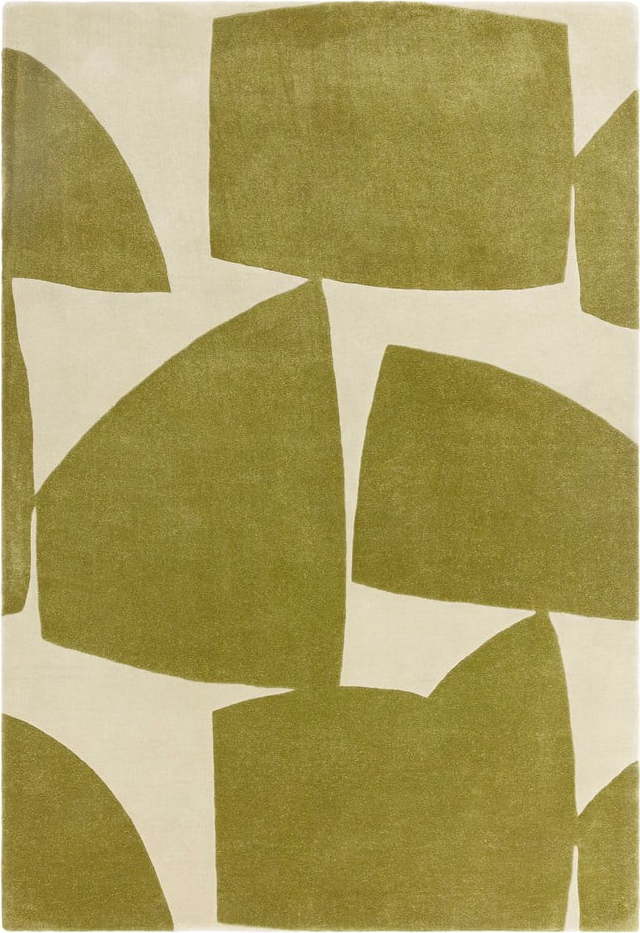 Zelený ručně tkaný koberec z recyklovaných vláken 200x290 cm Romy – Asiatic Carpets Asiatic Carpets