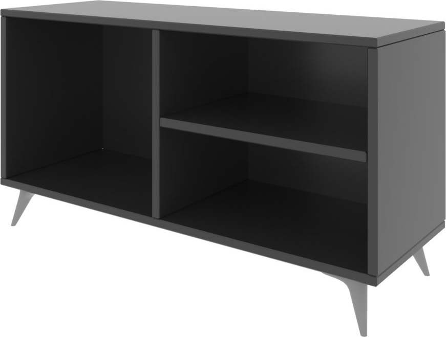 Antracitový TV stolek 100x54 cm Zisino – Kalune Design Kalune Design