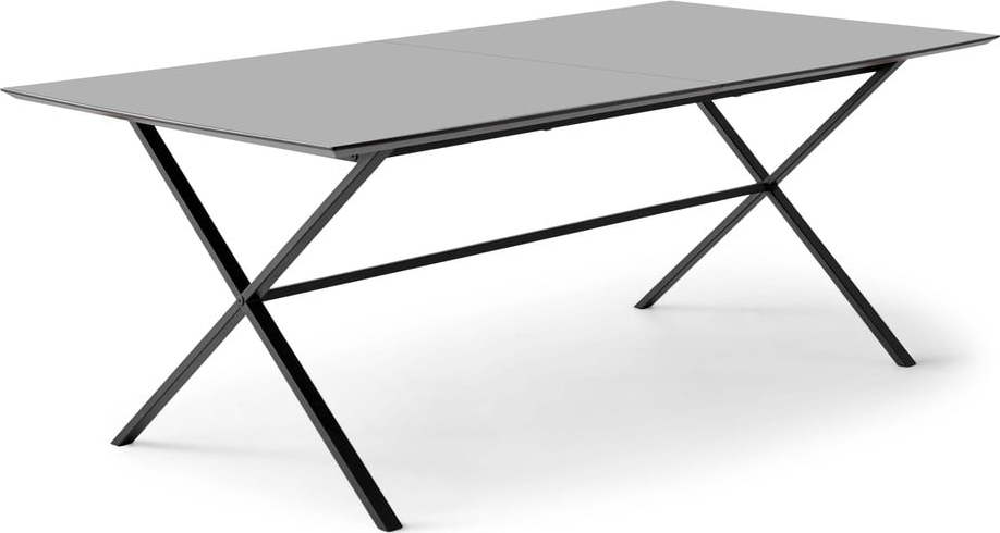 Antracitový rozkládací jídelní stůl 100x210 cm Meza – Hammel Furniture Hammel Furniture