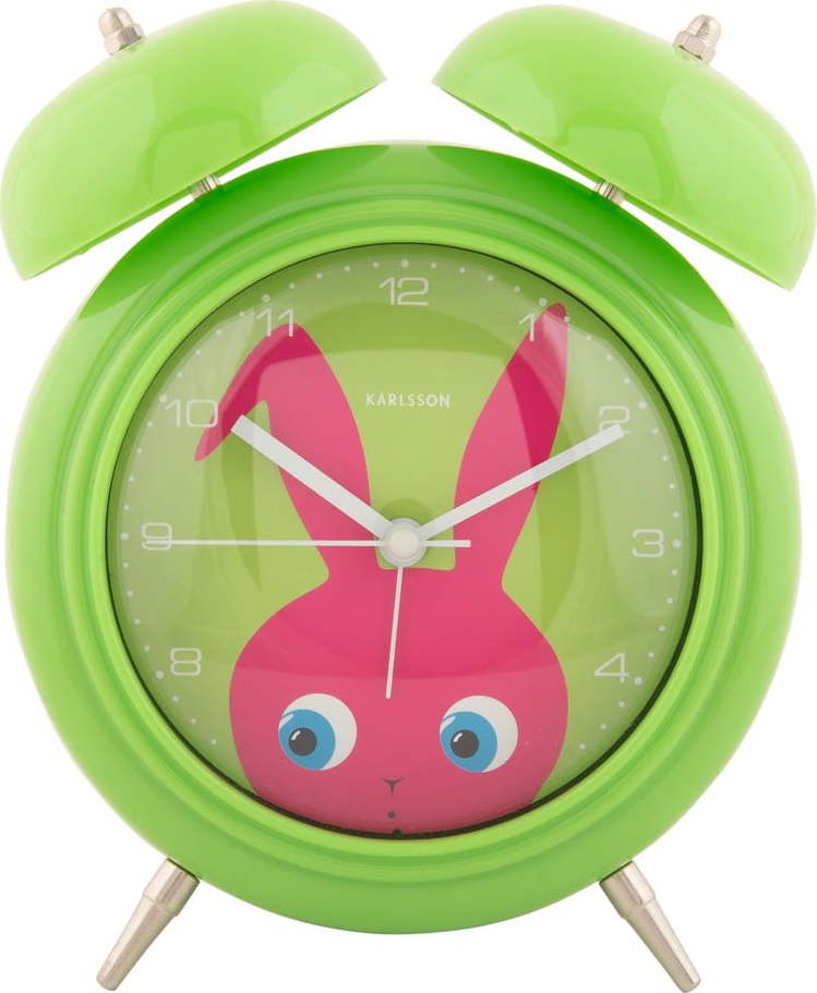 Dětský budík ø 15 cm Peekaboo Bunny – Karlsson Karlsson