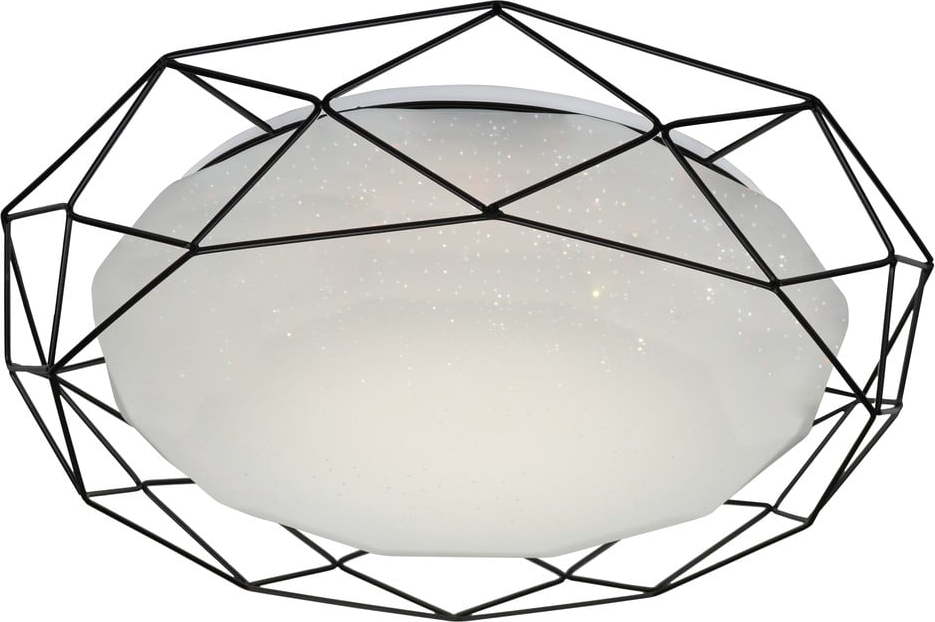 Bílé LED stropní svítidlo s kovovým stínidlem 43x43 cm Sven – Candellux Lighting Candellux Lighting