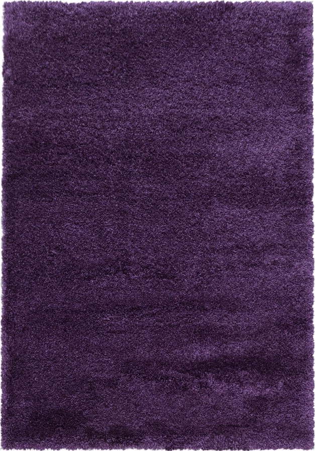 Tmavě fialový koberec 200x290 cm Fluffy – Ayyildiz Carpets Ayyildiz Carpets