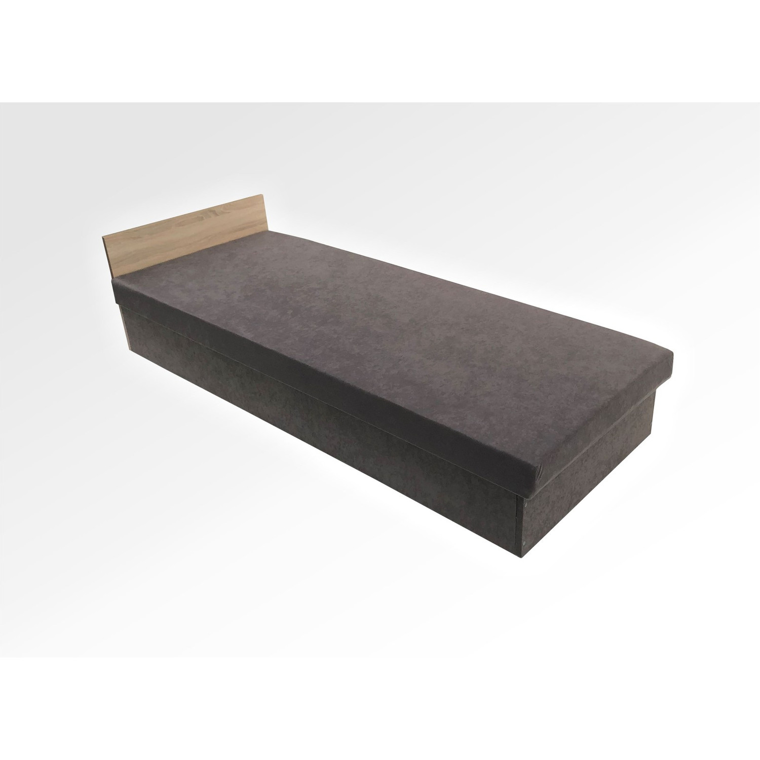 Válenda Chrisi D90 - 90x200 cm Vínová Panty vlevo I Dub sonoma Graja