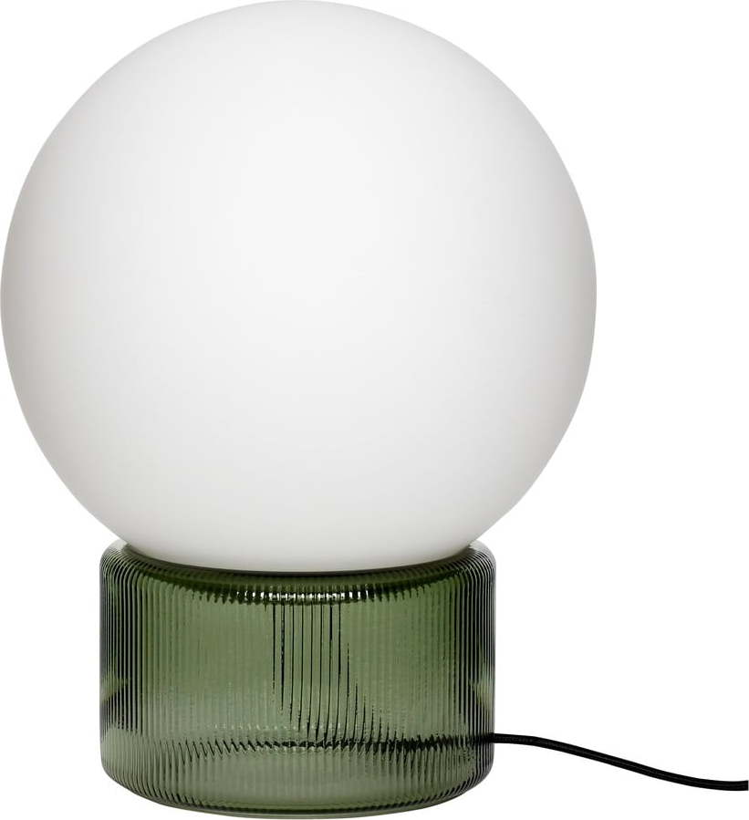 Bílo-zelená stolní lampa (výška 33 cm) Sphere – Hübsch Hübsch