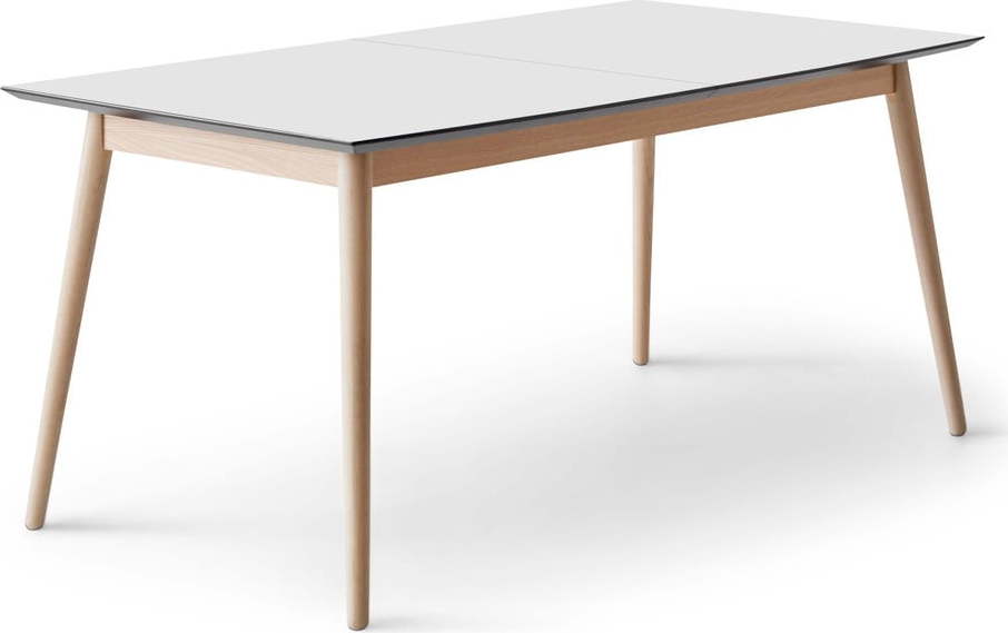 Rozkládací jídelní stůl s bílou deskou a přídavnou deskou 100x210 cm Meza – Hammel Furniture Hammel Furniture