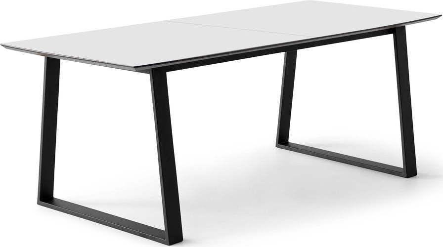 Rozkládací jídelní stůl s bílou deskou a přídavnou deskou 100x210 cm Meza – Hammel Furniture Hammel Furniture