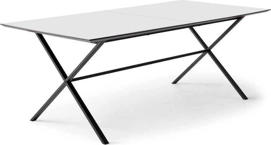 Rozkládací jídelní stůl s bílou deskou a přídavnou deskou 100x210 cm Meza – Hammel Furniture Hammel Furniture