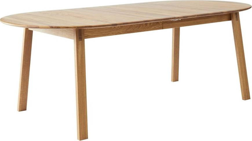 Rozkládací jídelní stůl s přídavnou deskou z dubového dřeva 100x220 cm Amalfi – Hammel Furniture Hammel Furniture