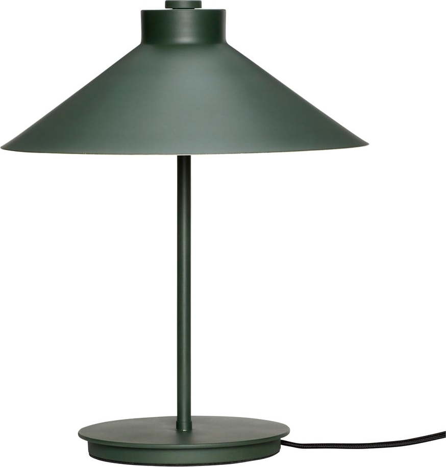 Tmavě zelená stolní lampa (výška 38 cm) Shape – Hübsch Hübsch